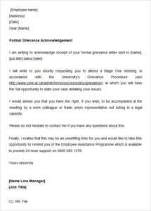 12+ Sample Acknowledgement Letters - Writing Letters Formats & Examples