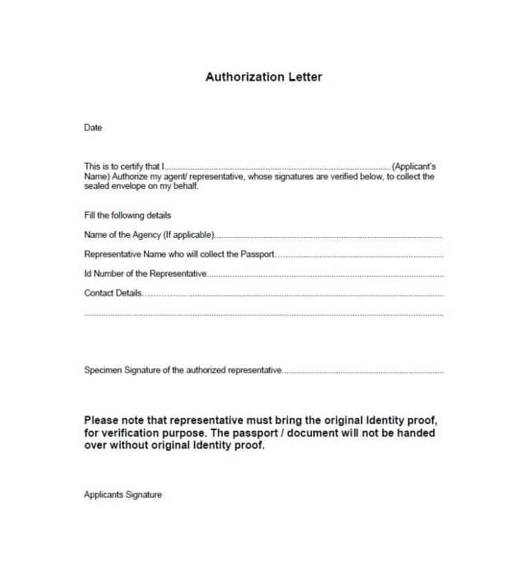 138+ Authorization Letters Samples Download FREE - Writing Letters ...